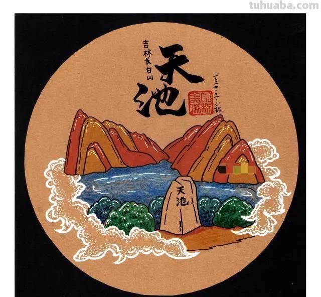 创意儿童画 -古建筑风景 绘画特色班用的课