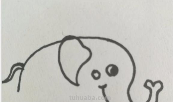 大象简笔画彩色怎么画 3~6岁儿童画大象过程？
