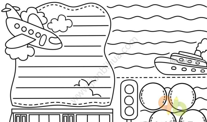 15款简单可爱的手抄报模板素材，孩子手抄报作业用得上，快收藏吧