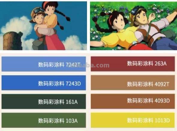 打造二次元世界，了解色彩配比例及色彩配色比例！ 