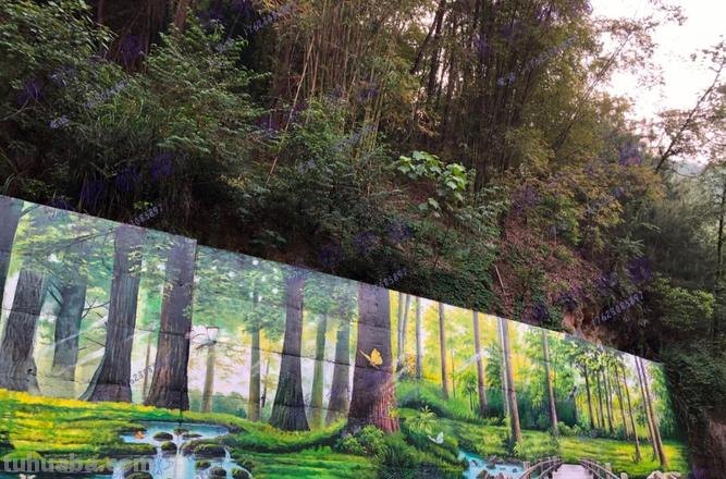 用景物彩绘和景色彩绘打造美丽的自然风景 