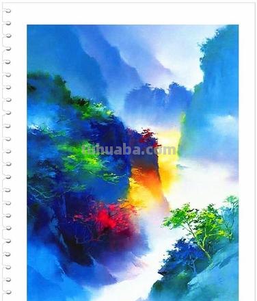  风景色彩山与风景色彩山水：自然之美的瑰宝 