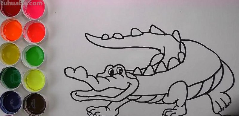 小鳄鱼怎么画简笔画 如何画鳄鱼又帅又霸气？