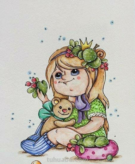 漂亮小清新水彩插画作品素材，收藏起来每天练习一副