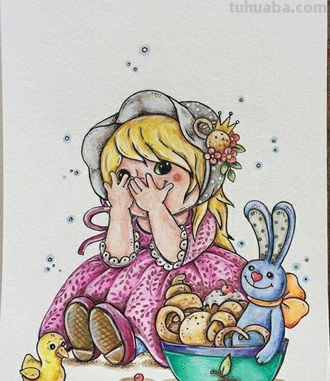 漂亮小清新水彩插画作品素材，收藏起来每天练习一副