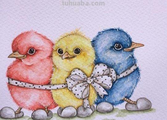 漂亮小清新水彩插画作品素材，收藏起来每天练习一副