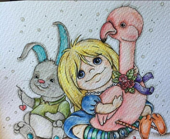 漂亮小清新水彩插画作品素材，收藏起来每天练习一副