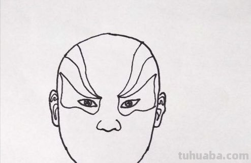 脸谱简笔画怎么画步骤 一年级简笔脸谱？