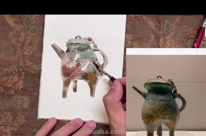 色彩铜器及铜器色彩临摹技巧详解 