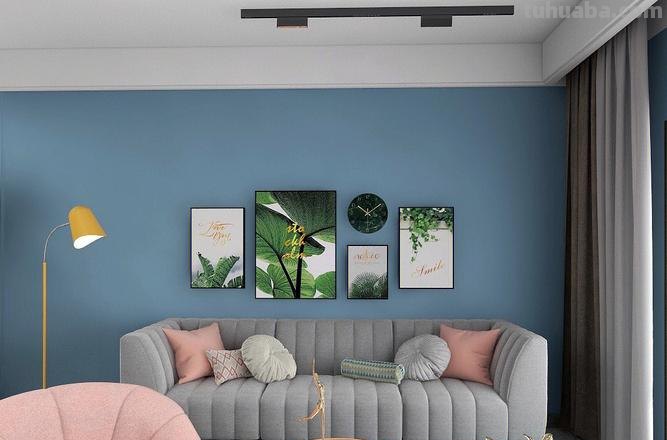 墙布色彩及墙布色彩的搭配效果图 