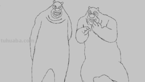 熊二怎么画简笔画 画小熊的简笔画？