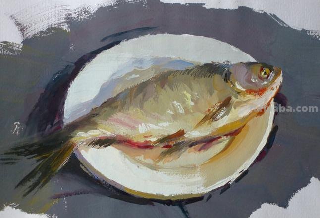 如何画色彩静物鱼？色彩静物鱼的画法详解 