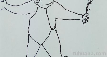 简笔画小朋友怎么画 简笔画上学男孩儿的画法？