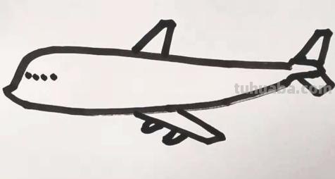 玩具飞机怎么画简笔画 怎样画飞机的简笔画？