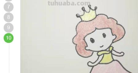 公主头发怎么画简笔画 公主简笔画怎么画？