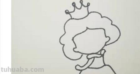 公主头发怎么画简笔画 公主简笔画怎么画？