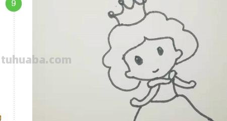 公主头发怎么画简笔画 公主简笔画怎么画？