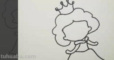 公主头发怎么画简笔画 公主简笔画怎么画？