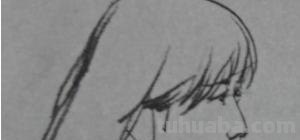 速写帅哥头 速描人头像头发应该怎样画？速写画的头发留白好不留白好？