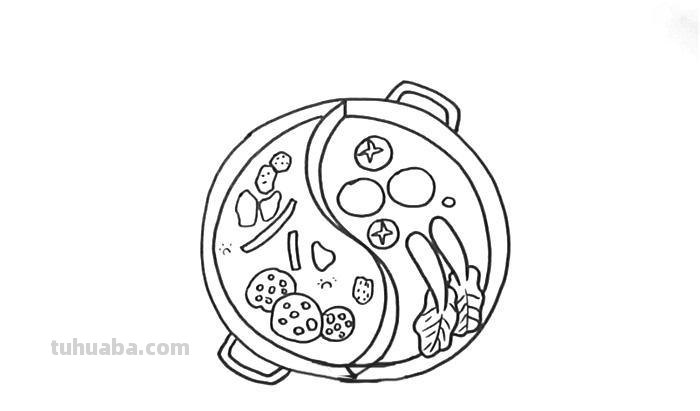 设计速写火锅 火锅怎么画简笔画？