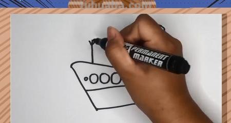 怎么画船简笔画图片 正方形简笔画之如何画轮船？