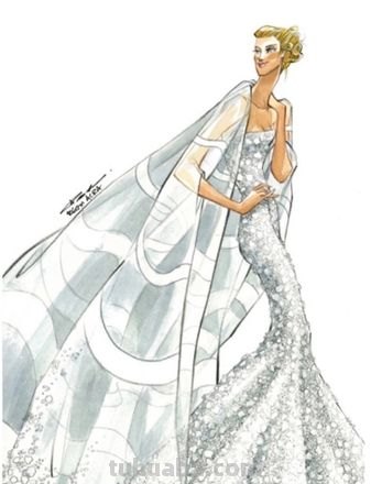 彩铅怎么画白色婚纱 水性彩铅如何画白色？