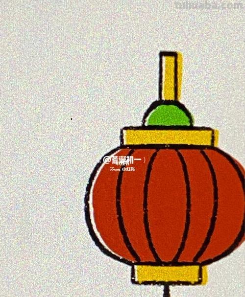 红灯笼色彩及红灯笼色彩怎么画 