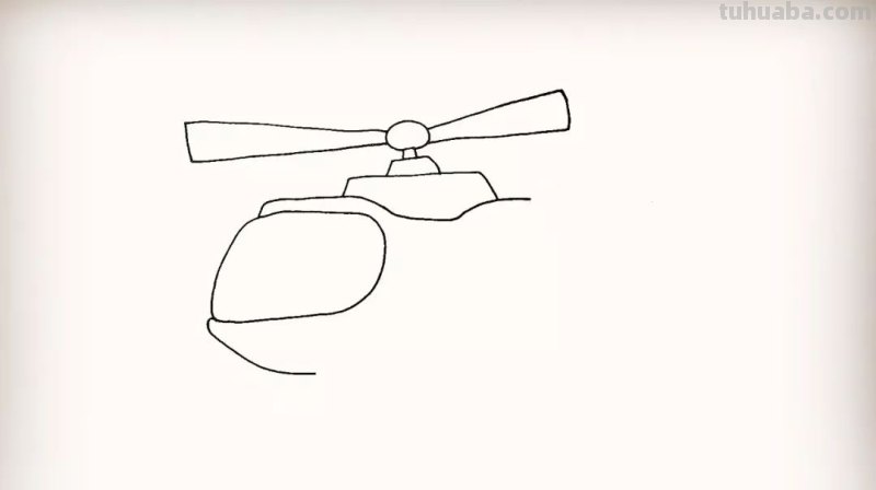 「简笔画」 炫酷的直升飞机绘画教程， 分分钟学会
