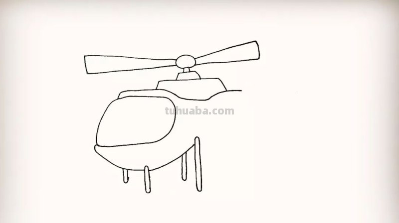 「简笔画」 炫酷的直升飞机绘画教程， 分分钟学会