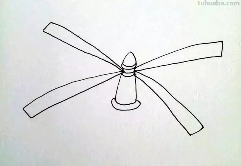 「简笔画」 炫酷的直升飞机绘画教程， 分分钟学会