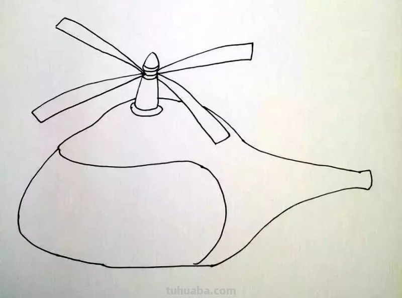 「简笔画」 炫酷的直升飞机绘画教程， 分分钟学会