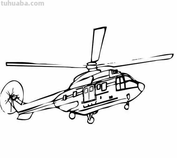 「简笔画」 炫酷的直升飞机绘画教程， 分分钟学会