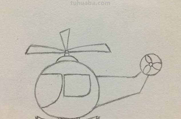 「简笔画」 炫酷的直升飞机绘画教程， 分分钟学会