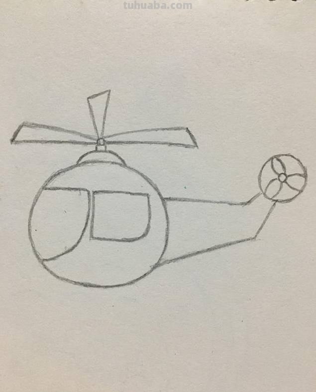 「简笔画」 炫酷的直升飞机绘画教程， 分分钟学会