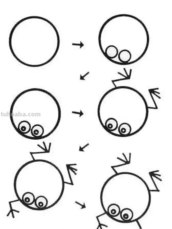 儿童简笔画大全,学习不同的形状画简笔画,动物简笔画,简单可爱 儿童简笔画大全,学习不同的形状画简笔画,动物简笔画,简单可爱