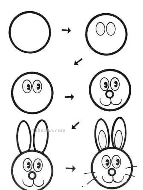 儿童简笔画大全,学习不同的形状画简笔画,动物简笔画,简单可爱 儿童简笔画大全,学习不同的形状画简笔画,动物简笔画,简单可爱