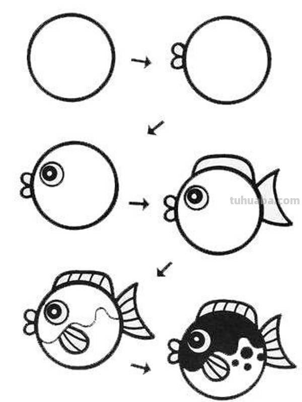 儿童简笔画大全,学习不同的形状画简笔画,动物简笔画,简单可爱 儿童简笔画大全,学习不同的形状画简笔画,动物简笔画,简单可爱