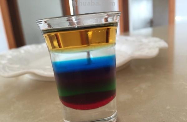 三色彩虹酒的调配方法及口感介绍 