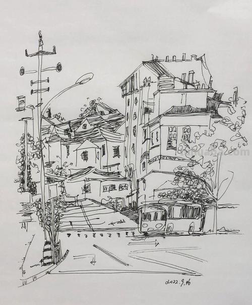 彩绘风景速写 风景速写的意义？