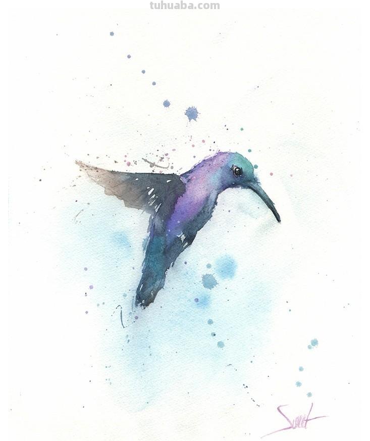水彩动物肖像画：充满动感和生命的史诗巨作