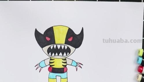 狼怎么画简笔画简单 画大灰狼的简单方法？