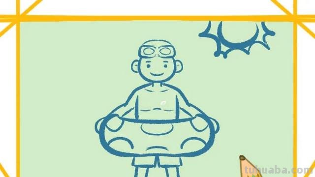 人在游泳怎么画简笔画 怎样才能画好一个正在游泳的人？