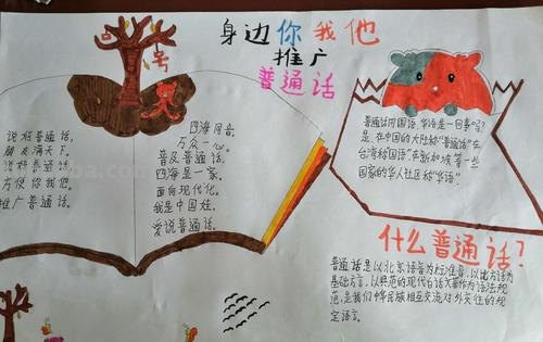 语言手抄报写什么 关于语言文字的手抄报内容？