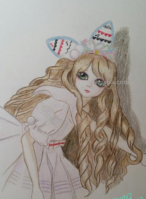 简单芭比彩铅怎么画 怎样画彩铅画?