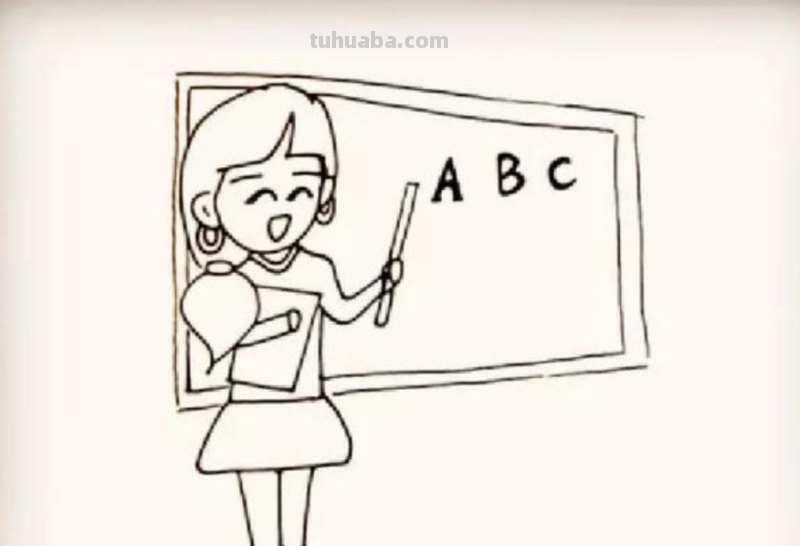 老师的简笔画怎么画 简笔画老师是怎么画的？