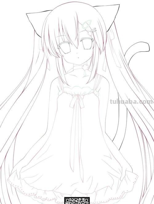 动漫女生怎么画简笔画 画画教程简单漫画少女?