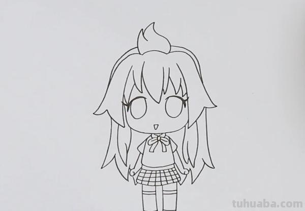 动漫女生怎么画简笔画 画画教程简单漫画少女？