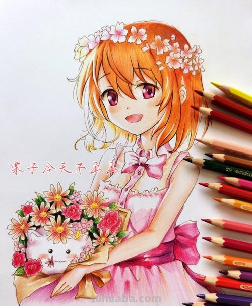 动漫绘画 彩铅怎么画 怎么用彩铅画出动漫人物的皮肤颜色？