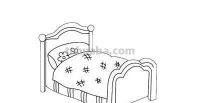 公主床怎么画简笔画 公主床好看又漂亮儿童画？