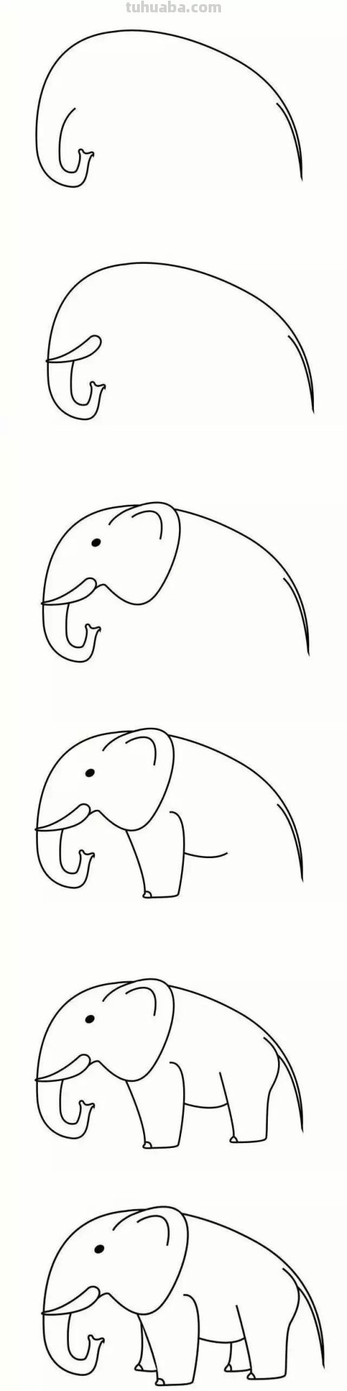 幼儿园小动物简笔画教程大全，老师家长收藏备用